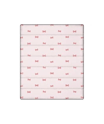 Hummingbird Premium Ultra-Soft Baby Bed Cover – Lightweight Breathable Quilted Blanket for Newborn & Toddler, Pink Bow Design
