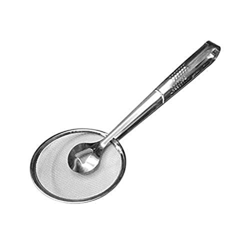 Generic Emporia kitchen tong multi-functional stainless steel food oil strainer filter mesh fried spoon with clip cooking tools Tong utensil