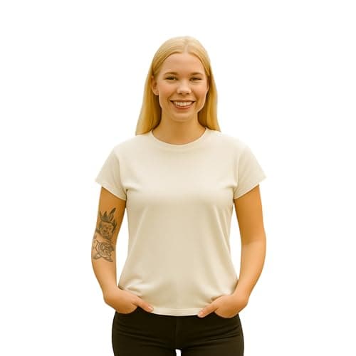 Women’s Classic Fit T-Shirt – Soft Cotton Spandex Blend | Short Sleeve Casual Tee | Everyday Comfort Top