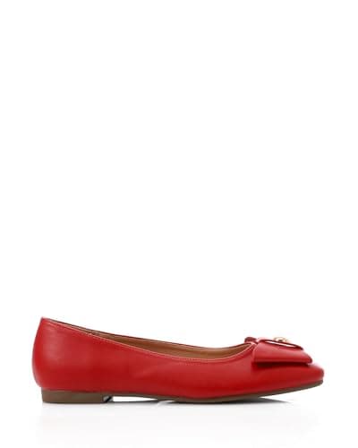 Dejavu Womens Fan-djtx-019 Ballet Flat Shoes