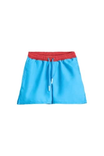 Junior Baby Boys Swim Shorts – Quick Dry Beach Shorts for Swimming, Summer Vacation & Pool Wear, Blue, 06