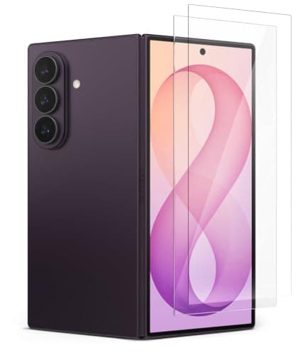 2 Pack Compatible with Samsung Galaxy Z fold 8 Ultra Screen Protector[Front Screen Only]，9H Tempered Glass Film,HD Clear Scratch Resistant,Bubble-Free