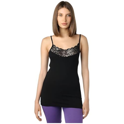 Dahab Women Spaghetti Straps Cotton Undershirt Undershirt Shirt