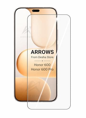 ARROWS Screen Protector for Honor 600 / Honor 600 Pro, 9H Tempered Glass, HD Clear, Scratch Resistant, Bubble-Free Installation