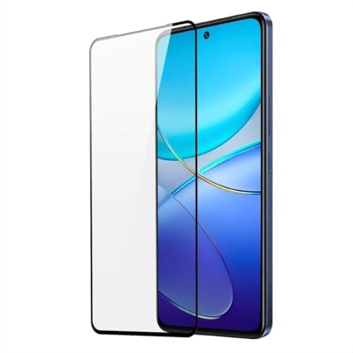 Screen protector compatible with Vivo V40 Lite Screen Protector Tempered Glass [Anti-Glare][HD Full Coverage][Easy Installation][Touch Sensitive]