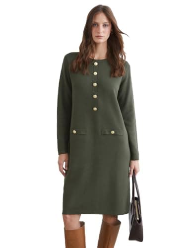 LC WAIKIKI Woman Crew Neck Knit Dress