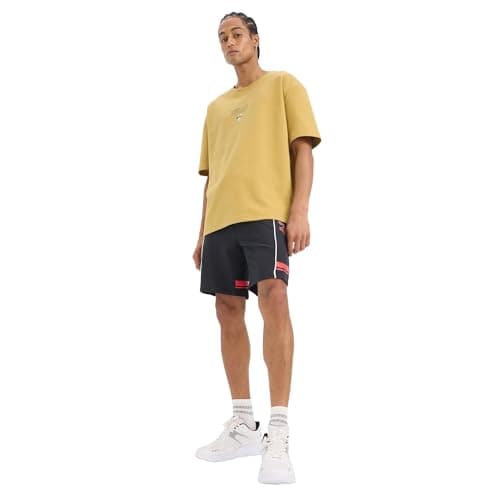 DeFacto Mens Oversize Fit Crew Neck Short Sleeve Fit Knitted T-Shirt E0347AX T-Shirt