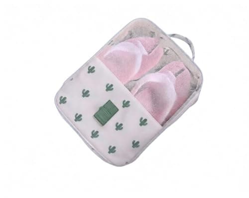 Double Layer Shoe Organizer Bag Travel Gym Storage Zippered Case