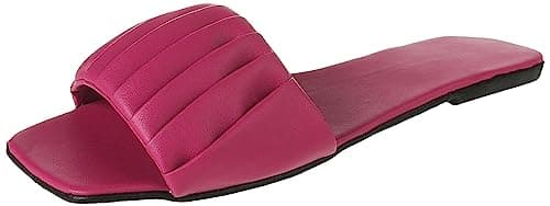 OX womens OX Faux Leather Slides For women OX005 Slipper