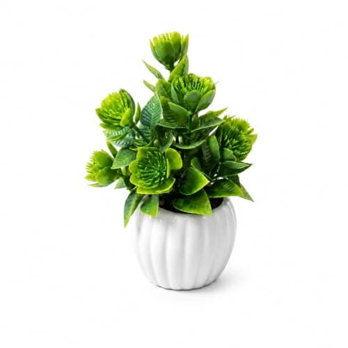Artificial Flowers Colorful Details Nature Inspired Arrangement for Home Office Decoration Gifts Indoor Decor (W) Artificial plant