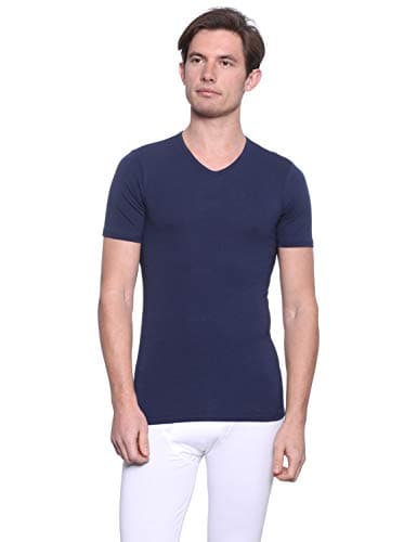 Dice Mens V-Neck short sleeve solid Undershirt (pack of 1) Shirt