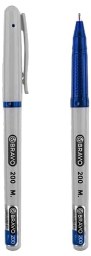 Bravo 200 Pack Of 10 Pens 1.0mm Blue Writing instrument