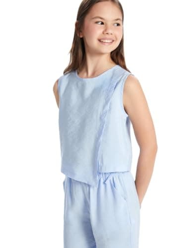LC WAIKIKI Girl Crew Neck Floral Girls' Blouse