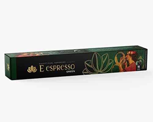 كبسولات اسبريسو اي جرين متوافقة مع ماكينات نيسبريسو الحدة 11 Coffee