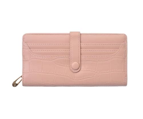 B&W Blocks Clips Wallet, 050 Light Pink