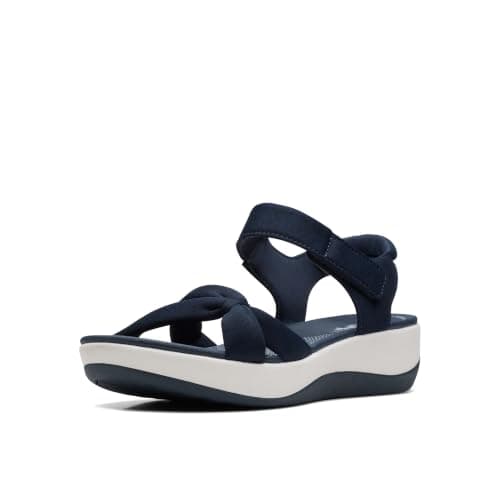 Clarks womens Arla Shore Flat Sandal