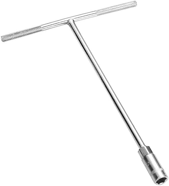 SACAR T-Handle Hex Key Wrench Deep Socket Anti-Slip Socket for Automotive and Motorcycle Maintenance (1 Piece, Size 6mm)