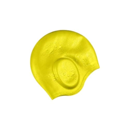 MD Stay Fit® Premium Soft Silicone Ear Swim Cap, 3D Design, Comfortable Swim Cap for Men and Women