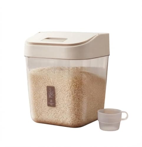 Practical Large Capacity Cereal Organizer with Airtight Lid – Ideal for Keeping Rice, Cereal, Kitchen Utensils in a Clean and Organized Way