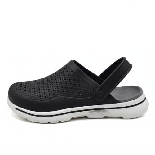 Project Z EasyFlow Men's Clogs Summer EVA Lightweight Waterproof Shoes with Breathable Design Non-Slip Sole for Home Work (42 to 45)