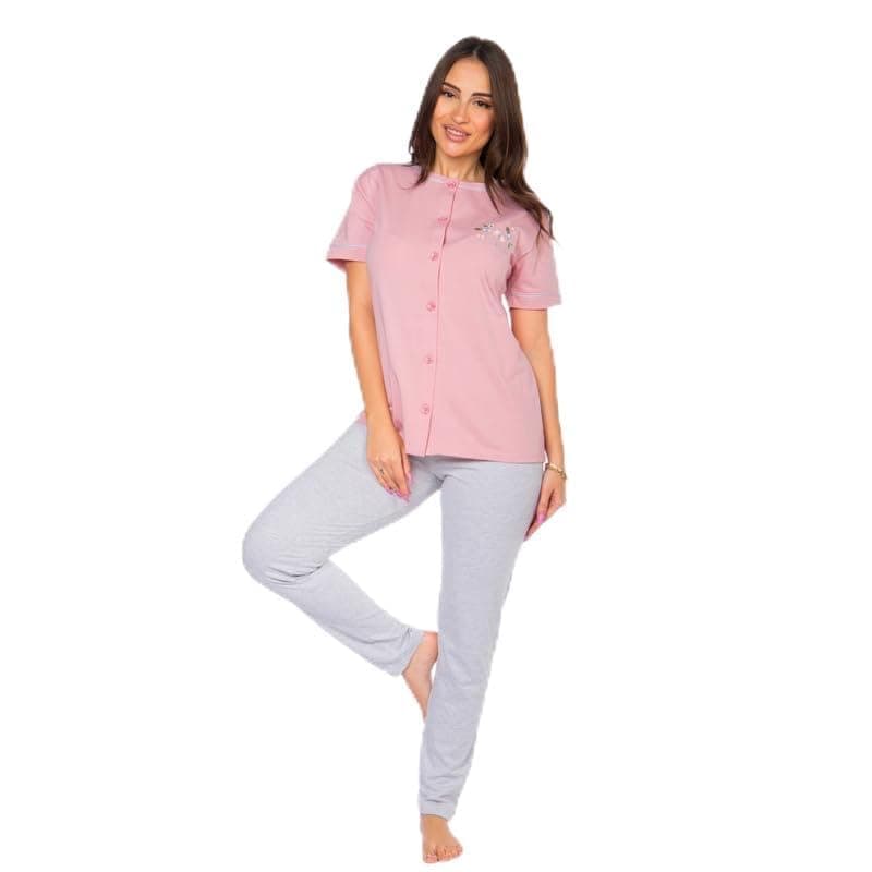 Cotton Zone Women?s home wear Set - soft pants and a short-sleeve shirt - PL1128 Pajamas