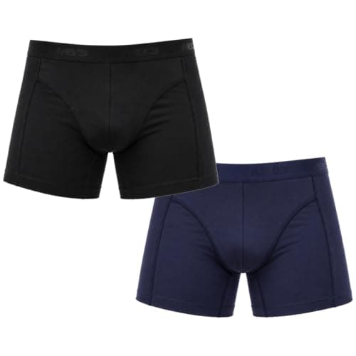 MB3 Mens Set of 2 Pieces Solid Boxer Short Boxer Shorts (pack of 1) Underpants
