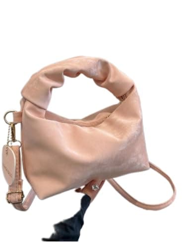 Versatile Solid Color Crescent Handbag, Fashionable Detachable Shoulder Strap Crossbody Bag, Elegant Dumpling Bag Doubles As Phone Pouch, Minimalist Commute & Travel Top Handle Underarm Bag, Small Shirt