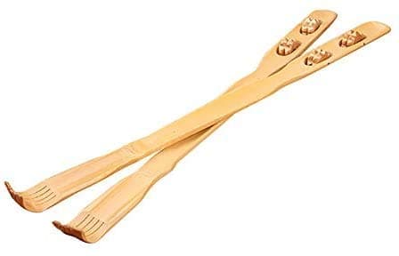 Perfect Massage Stick Drametree Durable Bamboo Wooden Body Roller (18in/45cm Long)