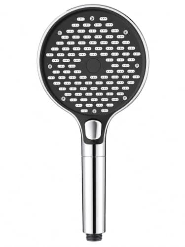 Large 15cm High Pressure Hand Shower Head | ABS Rustproof Hand Shower | Anti-Clogging Silicone Nozzles | Water Saving | Universal Fitting for All Shower Hoses Showerhead