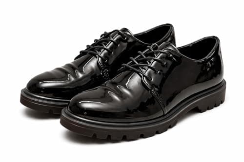 OG Kids' Boys Classic Black Leather Oxford Shoes - Formal Dress Shoes with Durable Rugged Sole - Perfect for Weddings, Schools, and Special Occasions, Black Matte