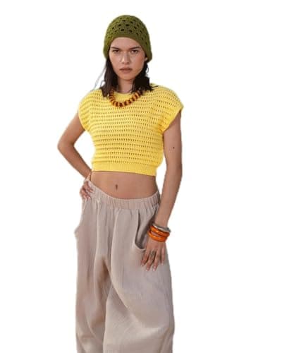 In Your Shoe Womens Fishnet Top Streetwear Shirt