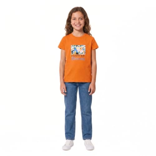 Andora Girls Regular Fit Slip On Printed T-Shirt (pack of 1)