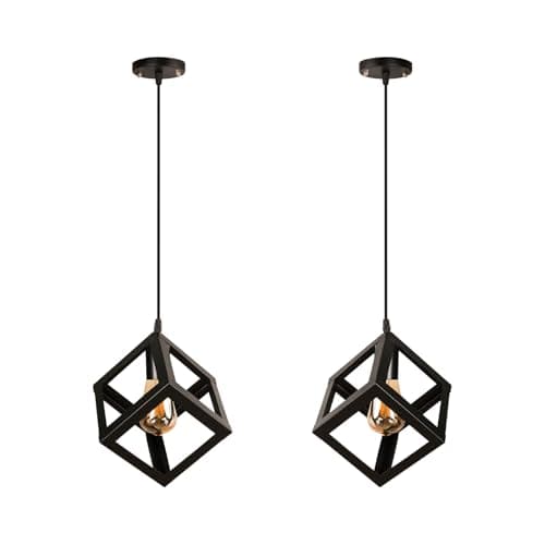 الروضة - (عدد 2) قلادة فردي عصري شكل مميز Light fixture