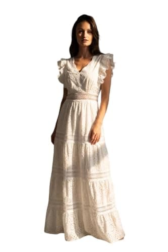 Clue Broderie Tiered Dress