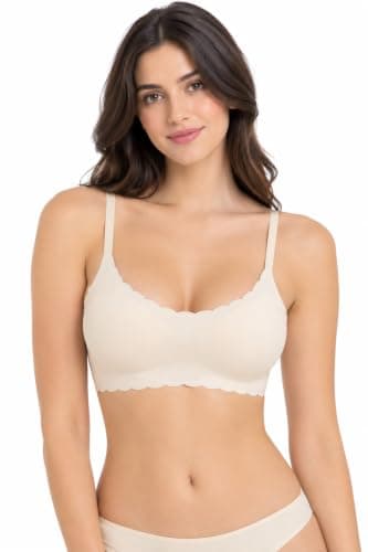 Carina Scalloped Seamless Bra