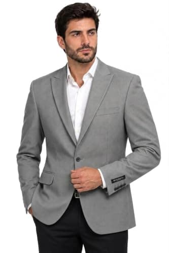 Men's Charcoal Linen Material Blazer | Linen material, gray color