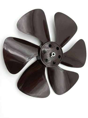 Plastic Box Fan Blade Compatible with Fresh Desk Fans 14 Inch - Dark Brown Electronic component fan