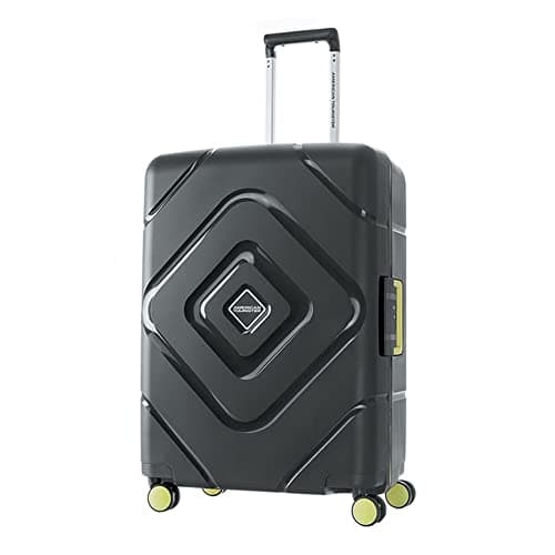 American Tourister Trigard Hard Medium Luggage trolley bag Black, 66 cm Spinner Suitcase