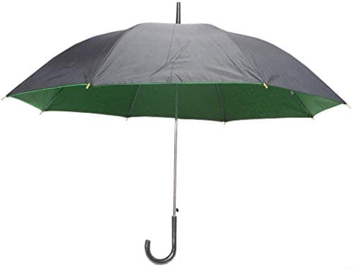 Umbrella for protection from the sun and rain with a system of automatic open direct black and green