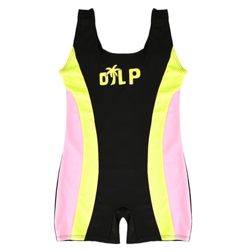 Mix&Max Girls Waterproof Sleeveless Swimsuit One Piece Swimsuit (pack of 1)