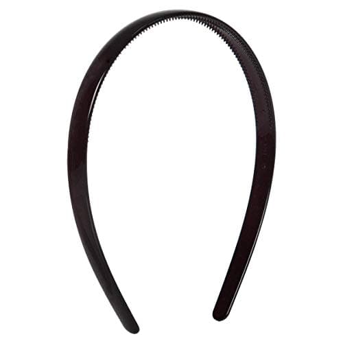 Sara Women's Plastic Head Band, Black Hairband