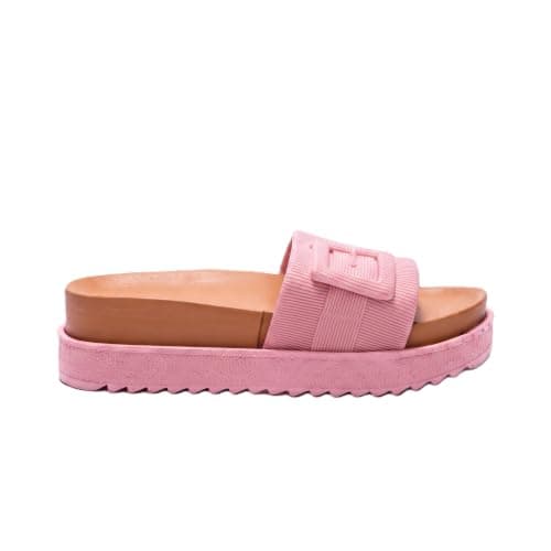 Project Z Women's Slides Slippers with Comfortable Thick Bottom Anti-Slip Sole with Stylish Decorative Buckle – Suitable for Summer and Daily Use – Multiple Colors – Sizes 37 to 41