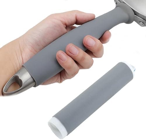 Heat Resistant Silicone Pan Handle Cover Non-Slip Sleeve Insulation 250°C