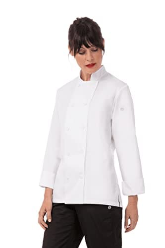 Chef Works Women's Sofia Chef Coat, White, S