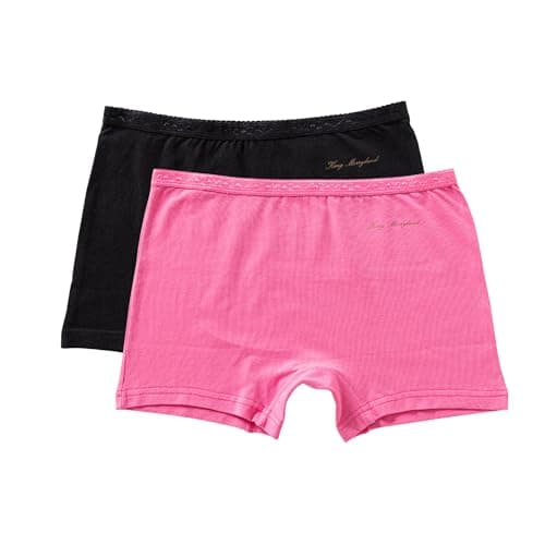 King Merryland Pack of 2 Cotton Plain Color Hot Short Underwear for Women Underpants