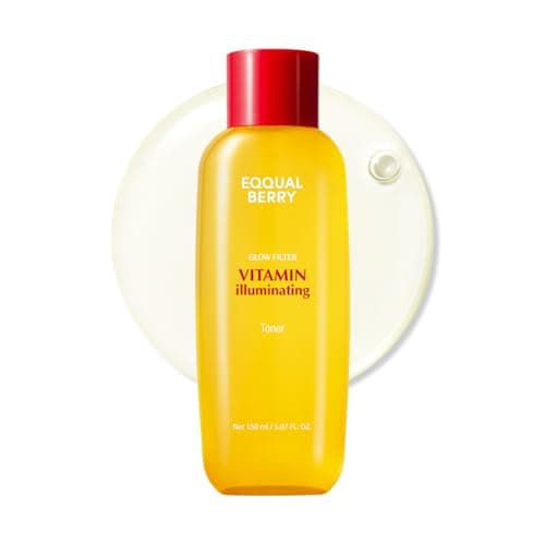 Eqqual Berry Glow Glitter Vitamin Illuminating Toner 150ml Skin care agent