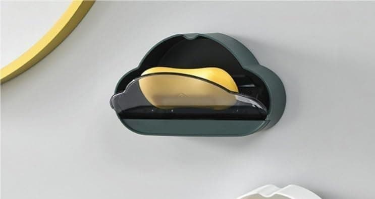 Generic Cloud-Shaped Soap Dish Organizer, Modern Bathroom Kitchen Soap Holder, Durable Easy-to-Clean .sg