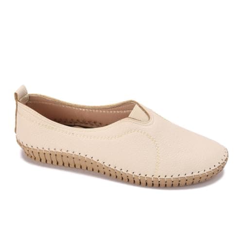 Grinta Women Slip On Shoes - Beige, 37EU