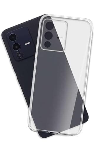 Compatible with Vivo V23 5G – Transparent TPU Soft Gel Solid Anti-Shock Back Cover Cellular phone case