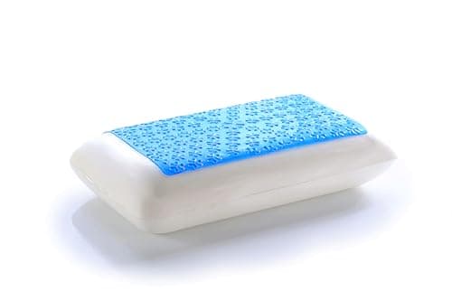Max Comfort Classic Medical Pillow – American Memory Foam with Cooling Gel Layer – Comfortable Neck and Shoulder Support While Sleeping – Grey Body positioner